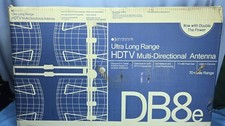 NUEVAS Antenas Directas DB8-e Mejoradas DB8e Multidireccional Pajarita Antena UHF segunda mano  Embacar hacia Mexico