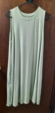 Vestido Time And Tru Plus Size sem mangas, tamanho 20, verde claro comprar usado  Enviando para Brazil