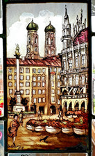 Marienplatz münchen glasbild gebraucht kaufen  Bleialf