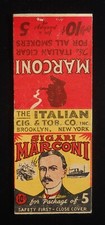 Usado, 1930s SAFETY FIRST Sigari Marconi Italian Cigar Tobacco Co. RÁDIO Brooklyn NY MB comprar usado  Enviando para Brazil