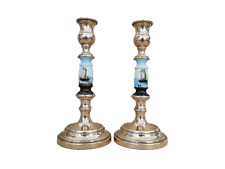 Paire bougeoirs bronze d'occasion  Castelnaudary