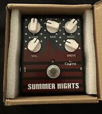 Pedal de guitarra Caline Summer Nights novo caixa aberta, usado comprar usado  Enviando para Brazil