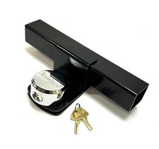 Defensor de porta de garagem preto UPOV5050 HD + 73mm Ø cadeado e fixações sem manilhas comprar usado  Enviando para Brazil