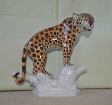 Porzellan figur leopard gebraucht kaufen  Dresden