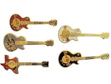 Pinos de guitarra Hard Rock Cafe Houston - 5 total M15, usado comprar usado  Enviando para Brazil