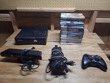 Xbox 360 S Slim Console 4GB com controlador de fabricante de equipamento original, Kinect Bar, cabo de alimentação e 17 Jogos comprar usado Xbox 360 S Slim Console 4GB com controlador de fabricante de equipamento original, Kinect Bar, cabo de alimentação e 17 Jogos comprar usado  Enviando para Brazil