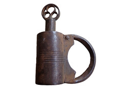 Antique iron padlock for sale  LAUNCESTON