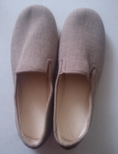 Mocassin tissus beige d'occasion  Rothau