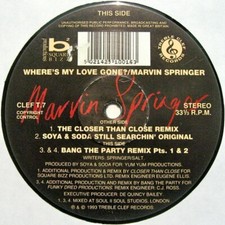 Marvin springer love for sale  ORPINGTON