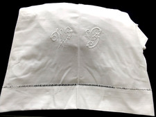 Drap ancien coton d'occasion  Rivery