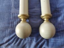 Wooden curtain pole for sale  HEREFORD