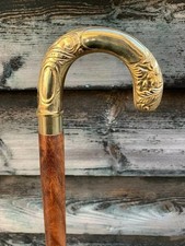 Antigo baixo VINTAGE cabo de latão polido estilo cabo de madeira vara de bengala., usado comprar usado Antigo baixo VINTAGE cabo de latão polido estilo cabo de madeira vara de bengala., usado comprar usado  Enviando para Brazil