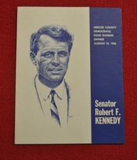 1966 Nowy Jork Senator Robert Kennedy Polityczny New Jersey Program obiadowy na sprzedaż  Wysyłka do Poland