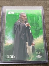 2025 Topps Chrome Star Wars Safira Qui-Gon Jinn #152/99, usado comprar usado  Enviando para Brazil