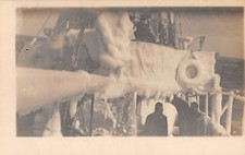 1916 RPPC navio congelado em Block Island RI 28 de fevereiro de 1916 comprar usado  Enviando para Brazil
