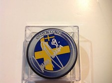 Disco de hóquei assinado por Toby Tobias Enstrom Suécia Winnipeg Jets autografado NHL a comprar usado  Enviando para Brazil
