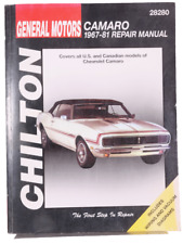 Camaro repair manual for sale  Wapiti