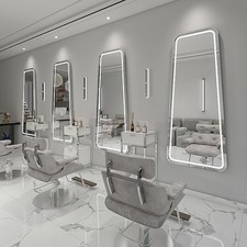 Używany, Konsola Konsoleta Fryzjerska Barberska Lustro Fryzjerskie 180x80 Led STD na sprzedaż  PL