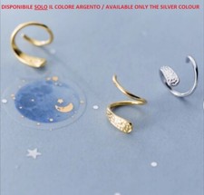 Orecchini donna spirale usato  Mira