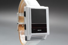 Relógio masculino quartzo branco quase perfeito Seiko Frequency B010-4010 Tetsuya Komuro Japão, usado comprar usado  Enviando para Brazil