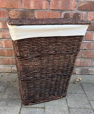 Wicker laundry basket for sale  PRESTON