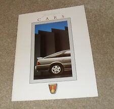 Rover brochure 1989 for sale  FAREHAM