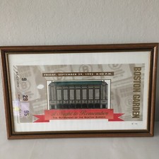 Boston garden night for sale  San Antonio