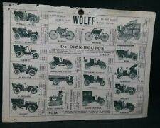 Ancien carton publicitaire d'occasion  Brissac-Quincé