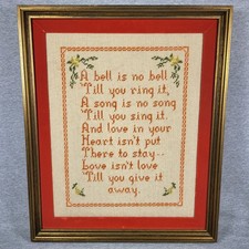 Vintage framed cross for sale  Reidsville