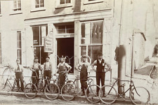 RARO!  Bicicleta F. G. CRONE MFG. Co. FÁBRICA com FOTO DE TRABALHADORES POTTSVILLE PA. 1898 comprar usado  Enviando para Brazil