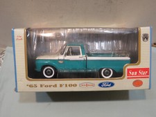 Vintage Sun Star Diecast '65 Ford F100 Twin I Beam Pickup 1:18, Desgaste na Prateleira da Caixa comprar usado  Enviando para Brazil