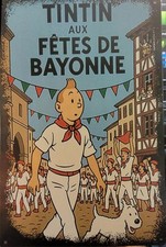 Plaque alu tintin d'occasion  Salon-de-Provence