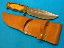 FACA VINTAGE "B" 8B EUA PERSONALIZADA CAÇA SOBREVIVÊNCIA FACAS BOWIE BAINHA BUSHCRAFT comprar usado  Enviando para Brazil