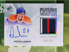 Usado, Anton Lander 2011-12 SP Autêntico #237 Future Watch Rookie Patch Autógrafo /100 comprar usado  Enviando para Brazil