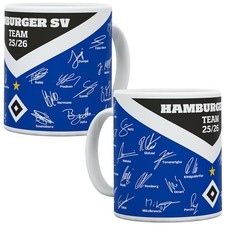 Hsv tasse unterschriften gebraucht kaufen  Scharnebeck