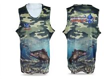 Novo Singlet de Pesca de Robalo Camuflado Killer Crank. Todos os tamanhos masculinos de XS a 6XL comprar usado  Enviando para Brazil