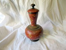Vintage lidded wooden for sale  STIRLING