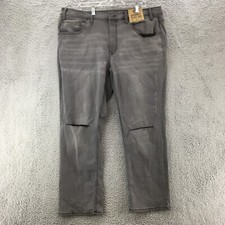 Jeans masculino Foundry Advance Flex 360 ajuste atlético 46x30 cinza cintura média zíper novo com etiquetas comprar usado  Enviando para Brazil