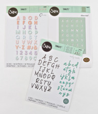 Sizzix alphabet die for sale  PETERBOROUGH