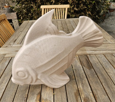 Statue grand poisson d'occasion  Thenon