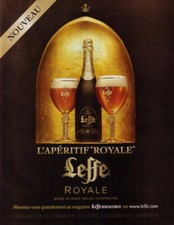 Publicité papier bière d'occasion  Vif
