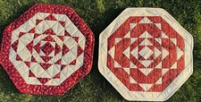 Quilted hexagon red for sale  Lynden