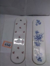 Porcelain finger plates for sale  BRISTOL