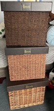 Harrods wicker hamper for sale  CLACTON-ON-SEA