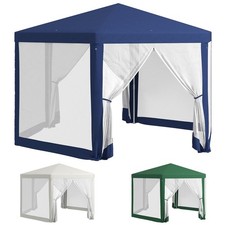Outsunny pátio gazebo rede dossel jardim festa tenda aço ao ar livre, usado comprar usado  Enviando para Brazil