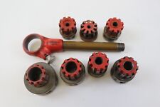 Catraca Ridgid 00-A rosca manual resistente com 7 matrizes cabeça/sem alça comprar usado  Enviando para Brazil