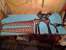 Leoparden dessous set gebraucht kaufen  Marl