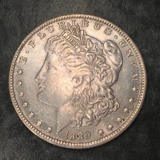 1889 morgan silver usato  Spedire a Italy