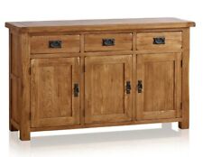 Solid oak sideboard for sale  SOUTH SHIELDS