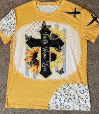 Camiseta Feminina Emery Rose Faith Over Fear Jesus Grande/Cristianismo/Crucifixo comprar usado  Enviando para Brazil